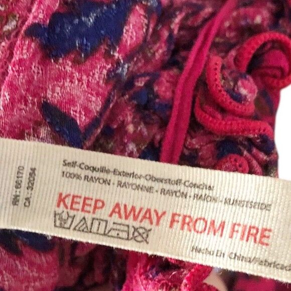 Free People Pink and Blue Patterned Jumpsuit - Picture 11 of 12